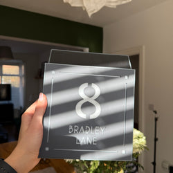 Square Solar House sign 3