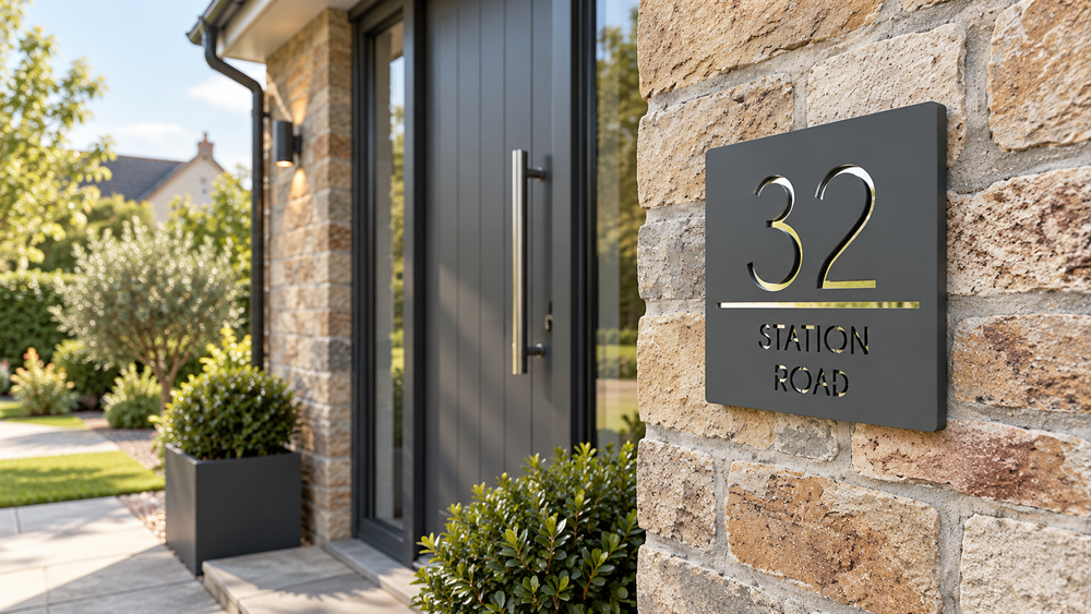 How Far Away Should a House Sign Be Readable? UK Size and Positioning Guide