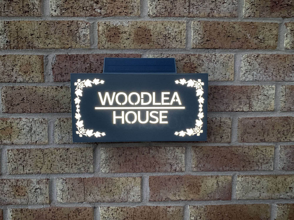 Warm White vs Cool White Illuminated House Signs