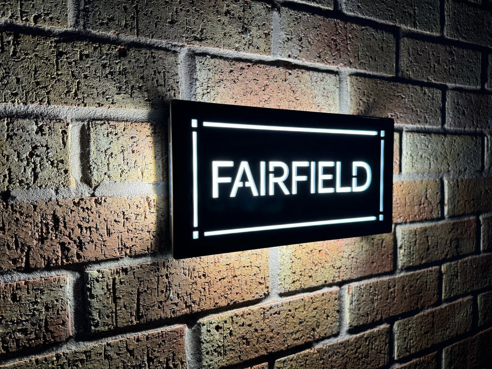 Brighten Up Your Curb Appeal with Hardwired Illuminated House Signs