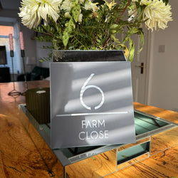 Square Solar House sign 1