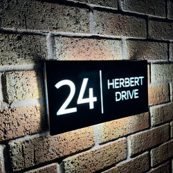 Illuminated House Sign 2, Hardwired