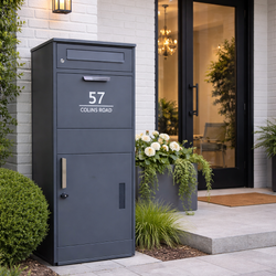 Large Personalised Parcel Box with Secure Parcel Compartment