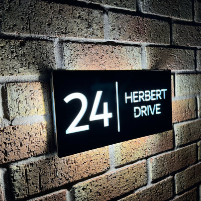 Illuminated House Sign 2, Hardwired