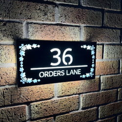 Illuminated House Sign 3, Hardwired