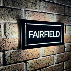 Illuminated House Sign 4, Hardwired