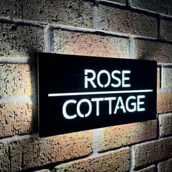 Illuminated House Sign 5, Hardwired