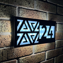 Illuminated House Sign 7, Hardwired