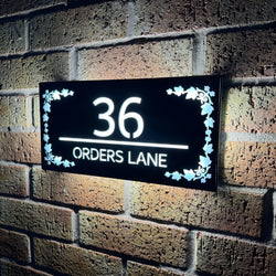 Illuminated House Sign 3, Hardwired