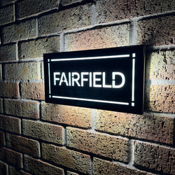 Illuminated House Sign 4, Hardwired