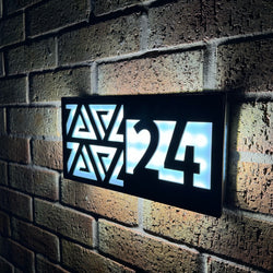 Illuminated House Sign 7, Hardwired