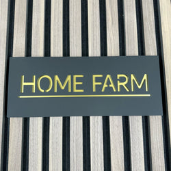 Contemporary House Sign, Modern Floating Acrylic  House Sign-NEW