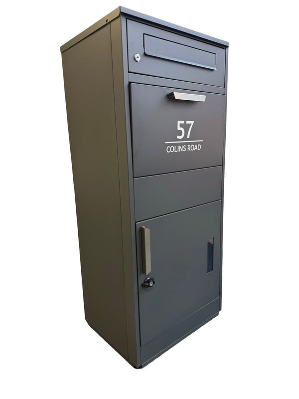 Large Personalised Parcel Box with Secure Parcel Compartment - One Of A ...