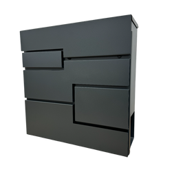 Modern soft close postbox