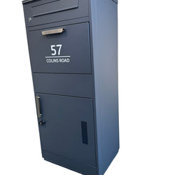 Large Personalised Parcel Box with Secure Parcel Compartment