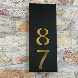 Contemporary House Number -12x30cm - Door Number