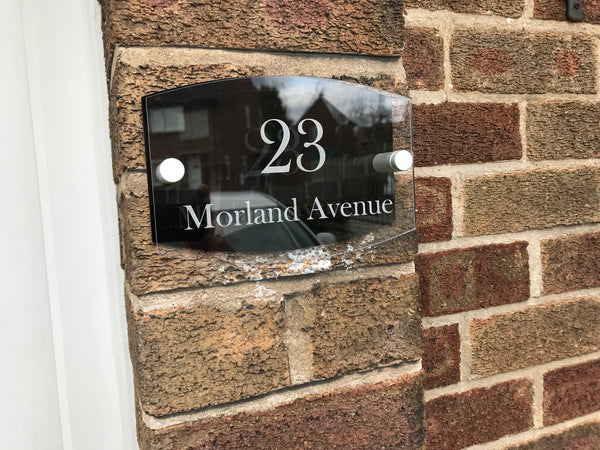 Personalised House Sign, Available in Other Colours - One Of A Kind ...