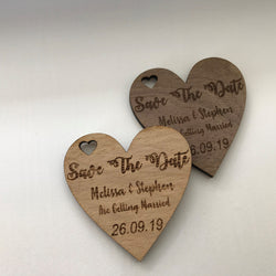 Wooden Save The Date