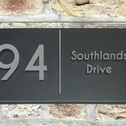 Personalised House Sign 30x15cm