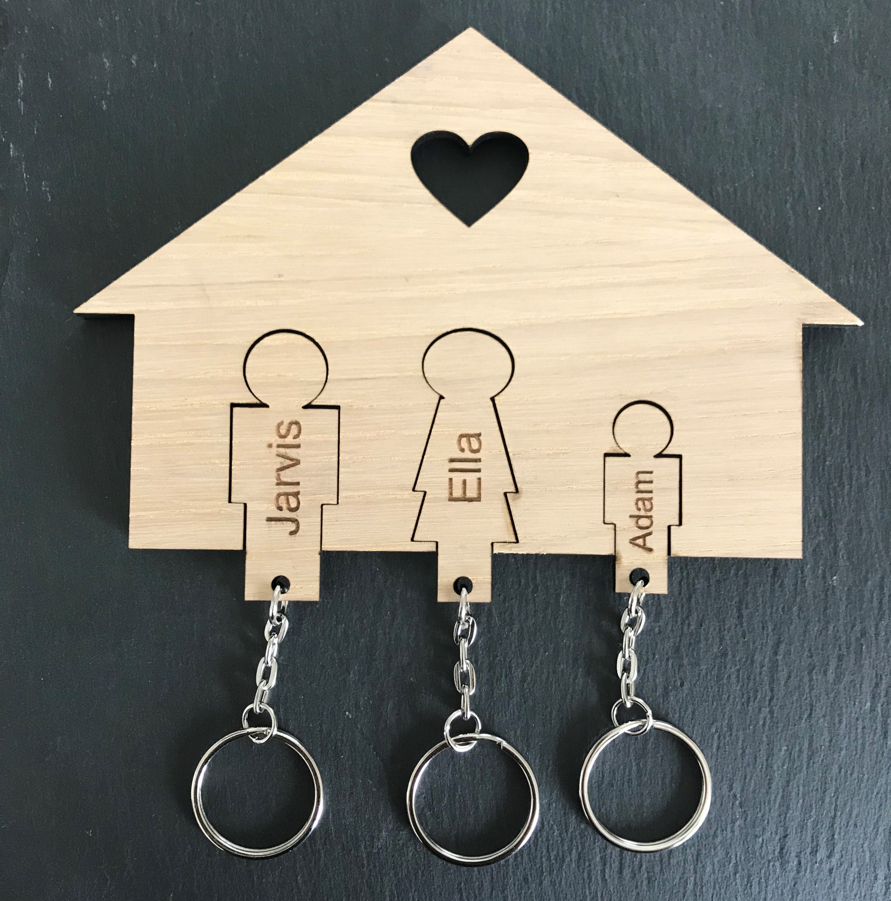 House keyring personalised sales