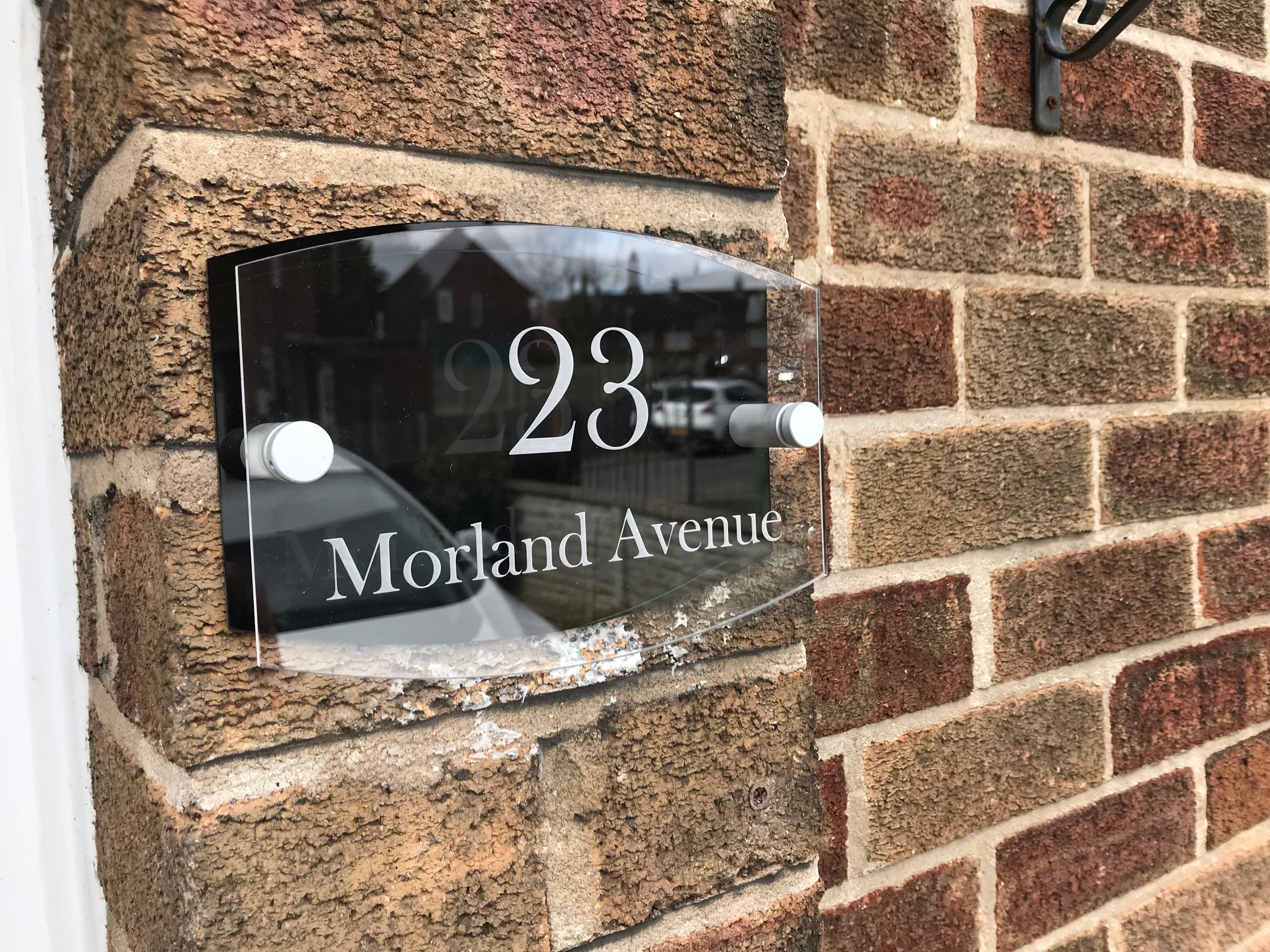 Personalised House Sign, Available in Other Colours - One Of A Kind ...