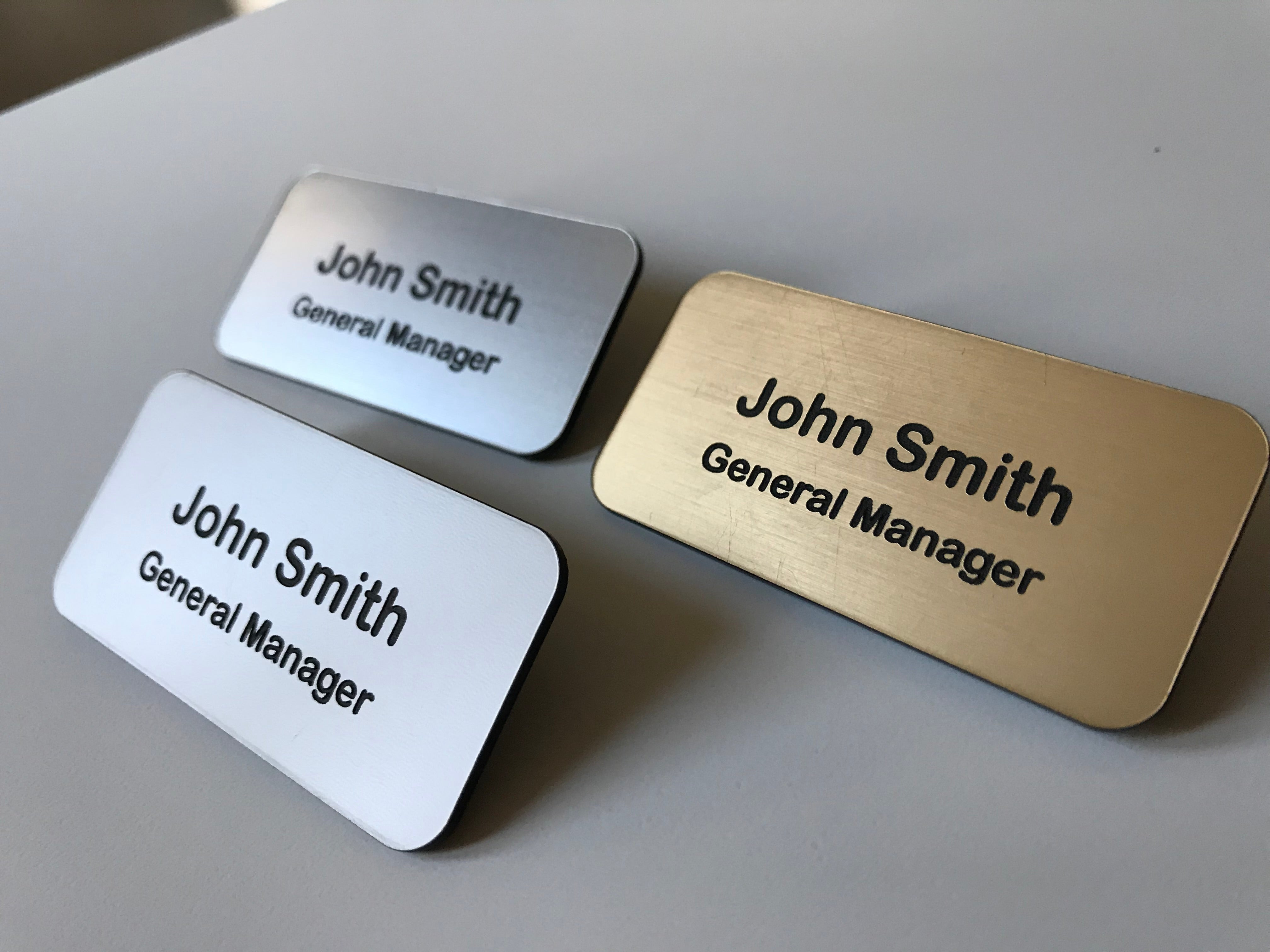 Personalised Name Badges With Pin One Of A Kind Design UK Personalised Name Badges With Pin One Of A Kind Design UK
