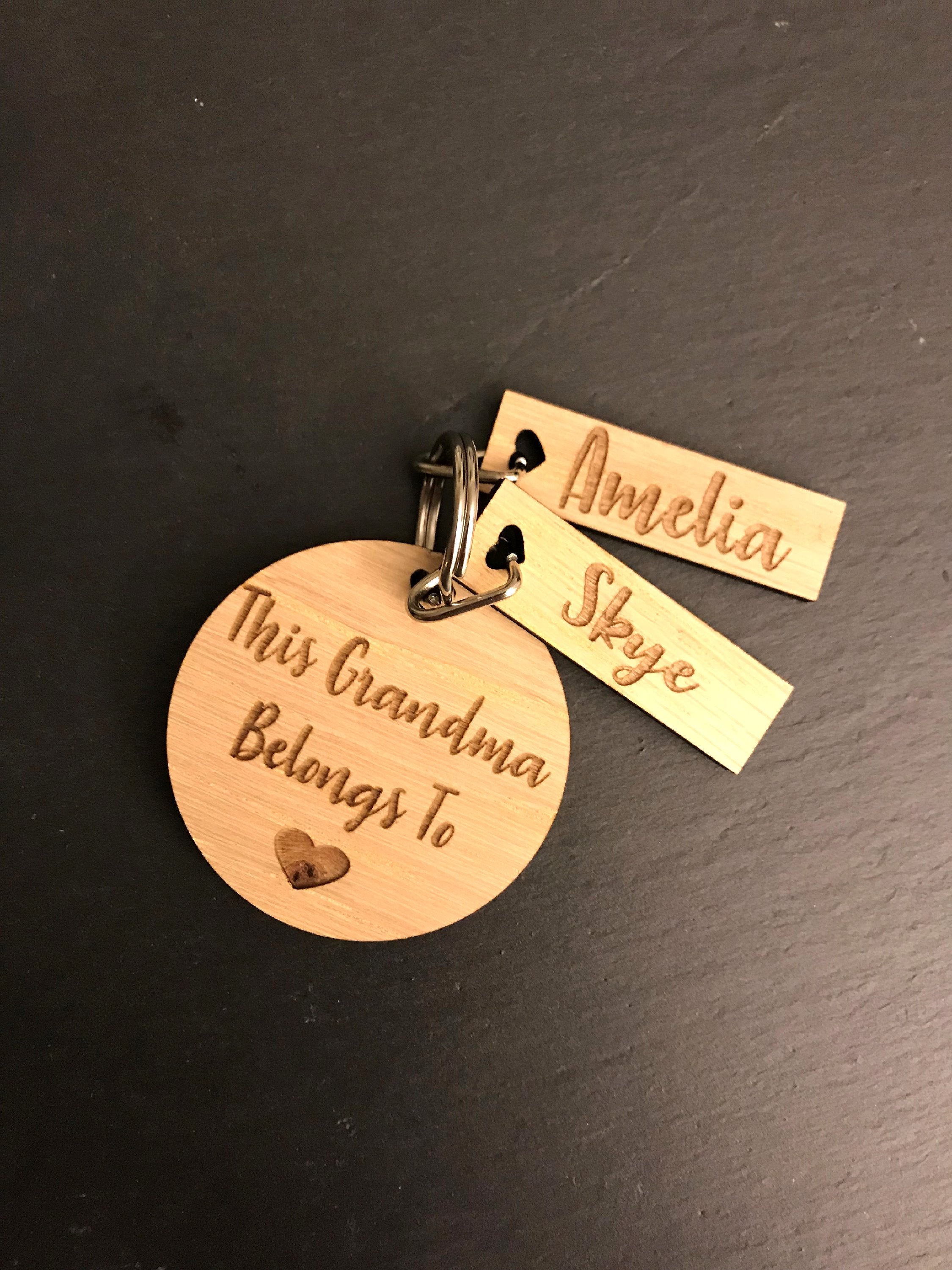 Personalised family keyring new arrivals