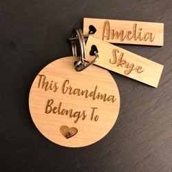 Personalised Family Keyring