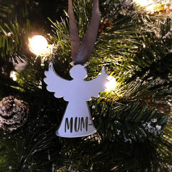 Personalised Angel Christmas Decoration