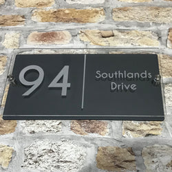 Personalised House Sign 30x15cm