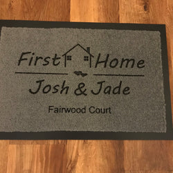 First Home, Personalised Door Mat