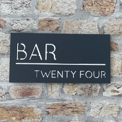 Home Bar Sign