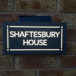 Solar House Sign 4, L.E.D Illuminated House Plaque