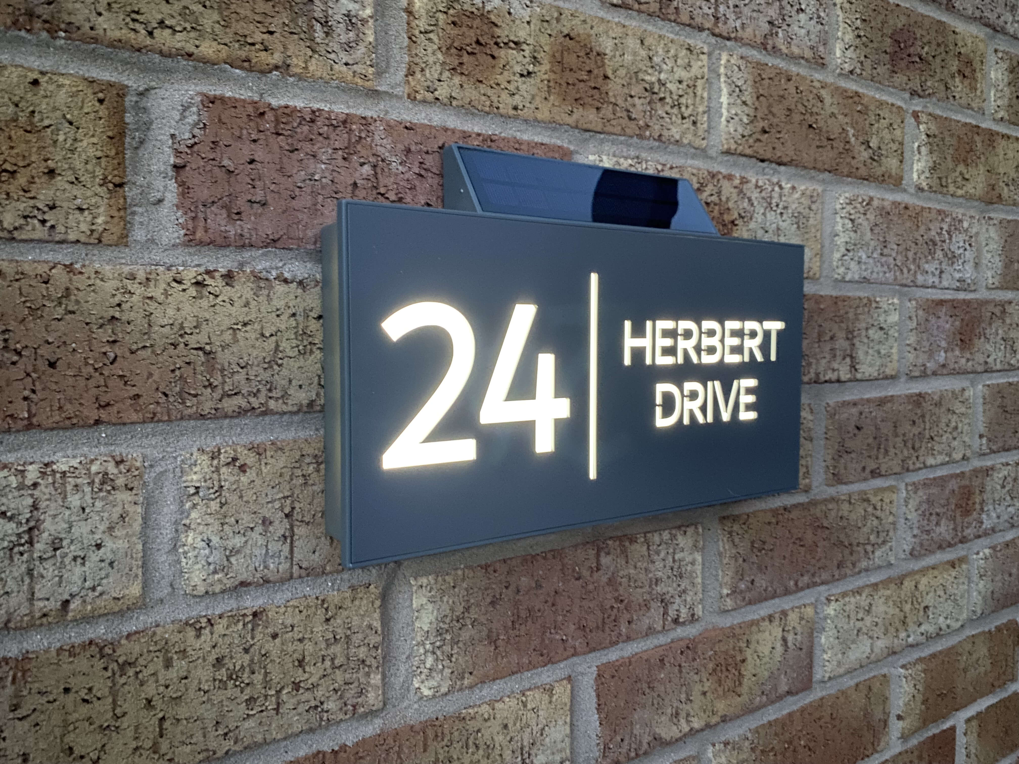 Solar House Sign 2 L E D Illuminated House Number One Of A Kind solar-house-sign-2-l-e-d-illuminated-house-number-one-of-a-kind