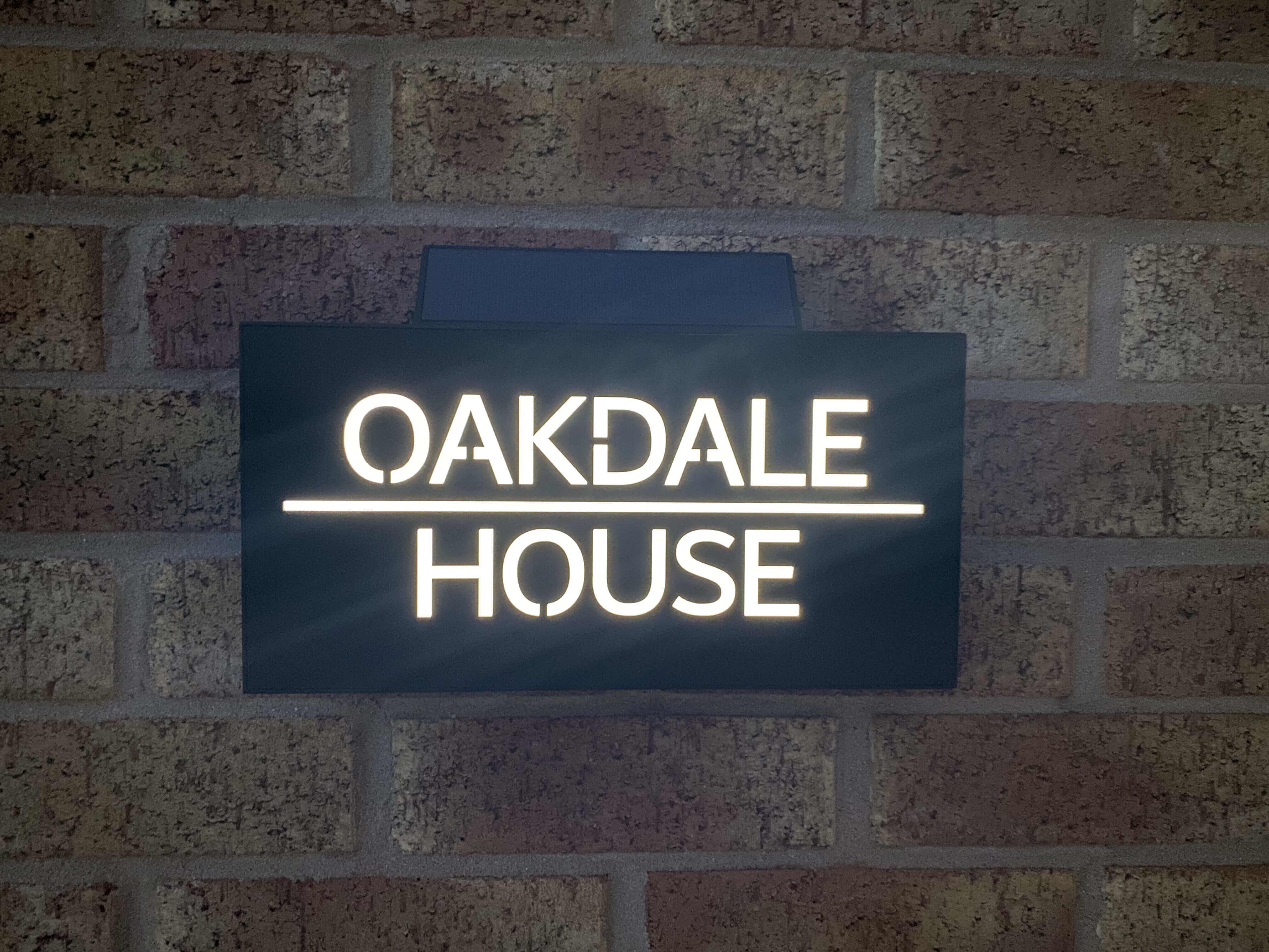 Solar House Sign 5, L.E.D Illuminated House Plaque - One Of A Kind ...