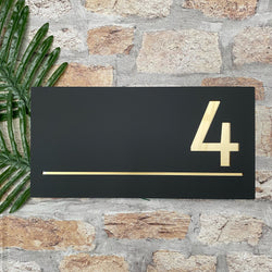 Contemporary House Number