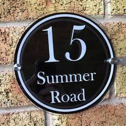 Personalised Round House Sign
