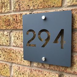 Contemporary House Number