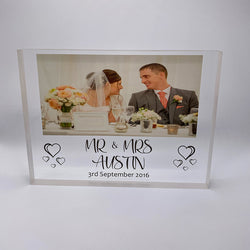 Couple's Acrylic Photo Block