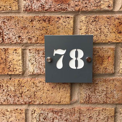 Contemporary House Number