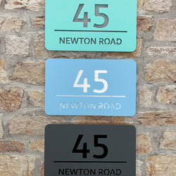 Contemporary House Sign