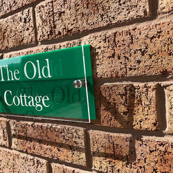 Personalised House Plaques, Available in Other Colours