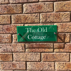 Personalised House Plaques, Available in Other Colours