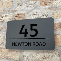 Contemporary House Sign