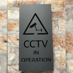 CONTEMPORARY "CCTV IN OPERATION" SIGN