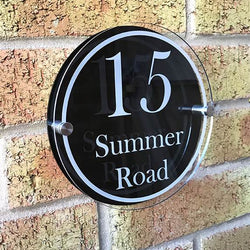 Personalised Round House Sign