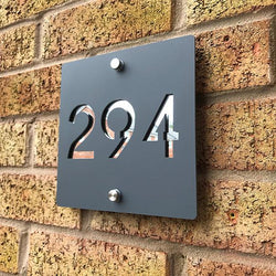 Contemporary House Number
