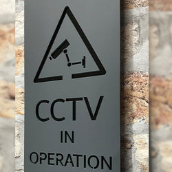 CONTEMPORARY "CCTV IN OPERATION" SIGN