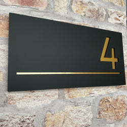 Contemporary House Number